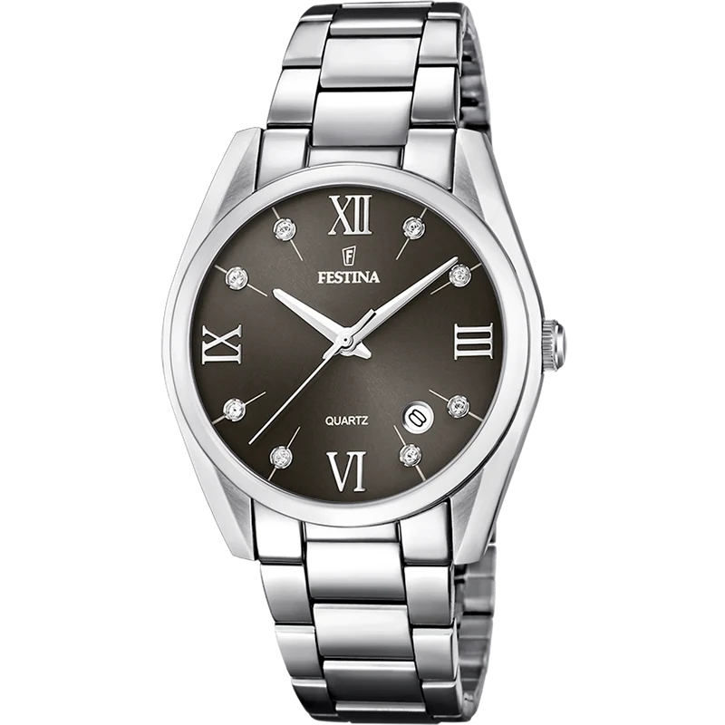 Festina Boyfriend F16790/F Damenuhr Schwarz • Mineralglas • Quarzwerk