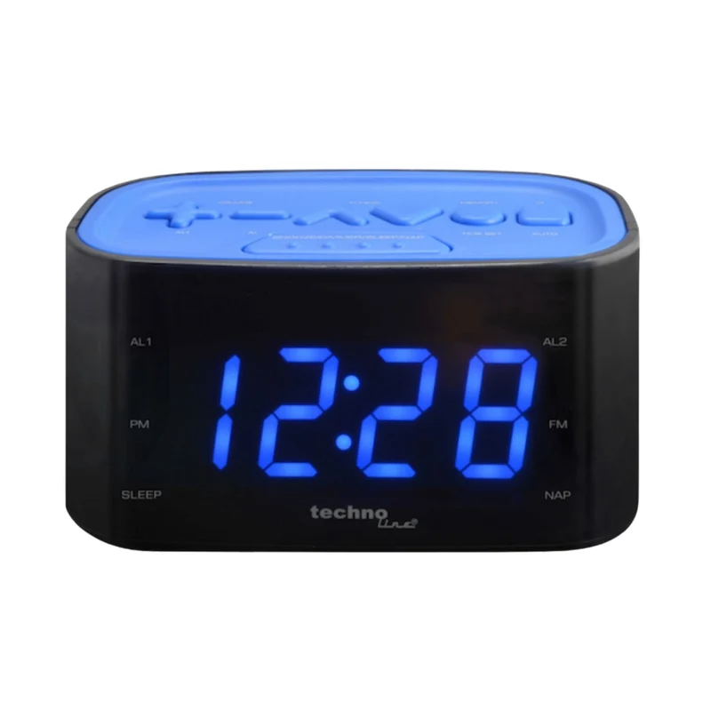 TECHNOLINE WT 465 Radiowecker schwarz-blau