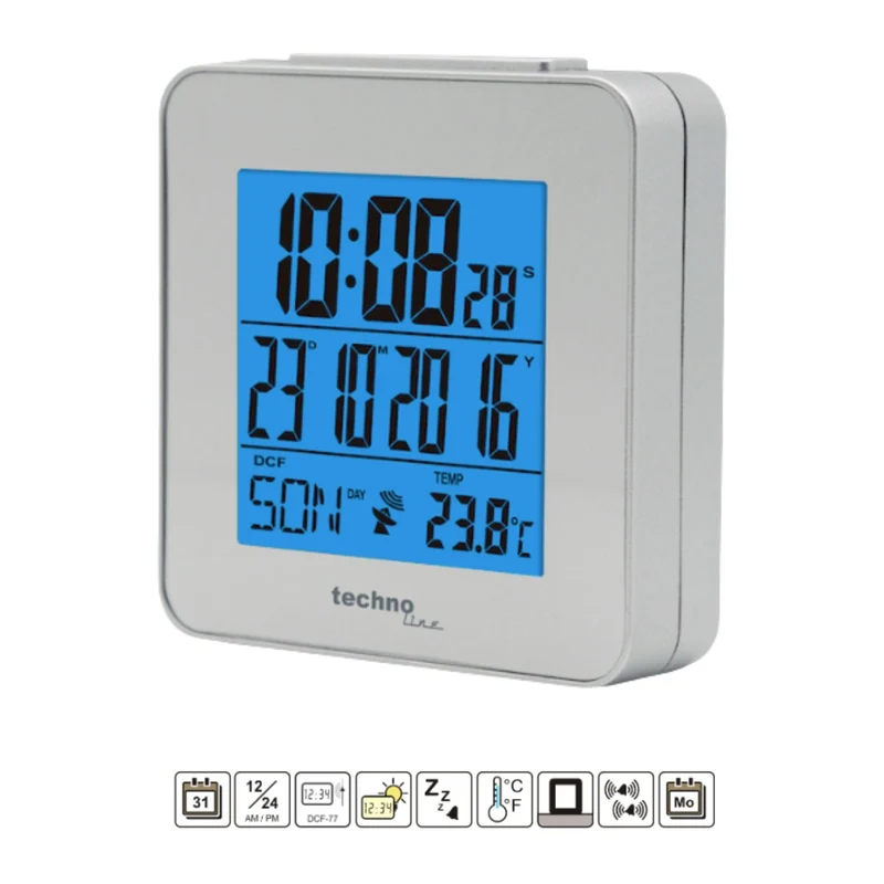 Wecker mit Thermometer - Technoline 268