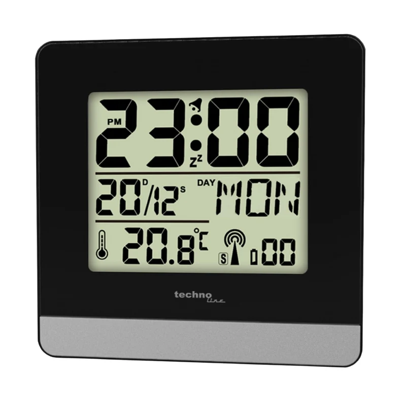 Digitaler Radiowecker mit Thermometer - Technoline WT 260 Schwarz