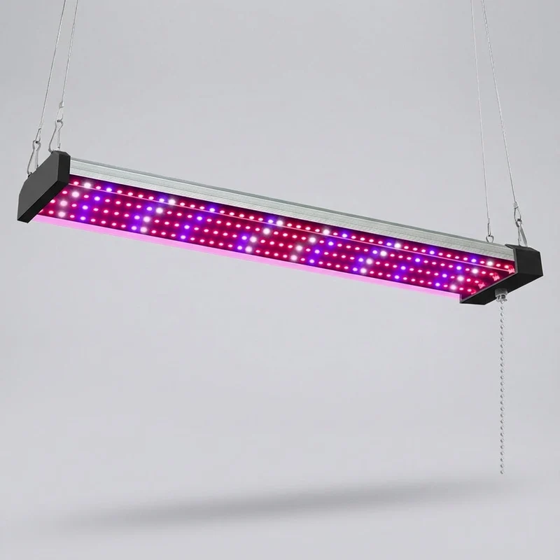 LED Groeilamp Volspectrum met Trekschakelaar voor Kamerplanten Kruiden en Groenten 30-100cm 120-384 LEDs | Sansoti