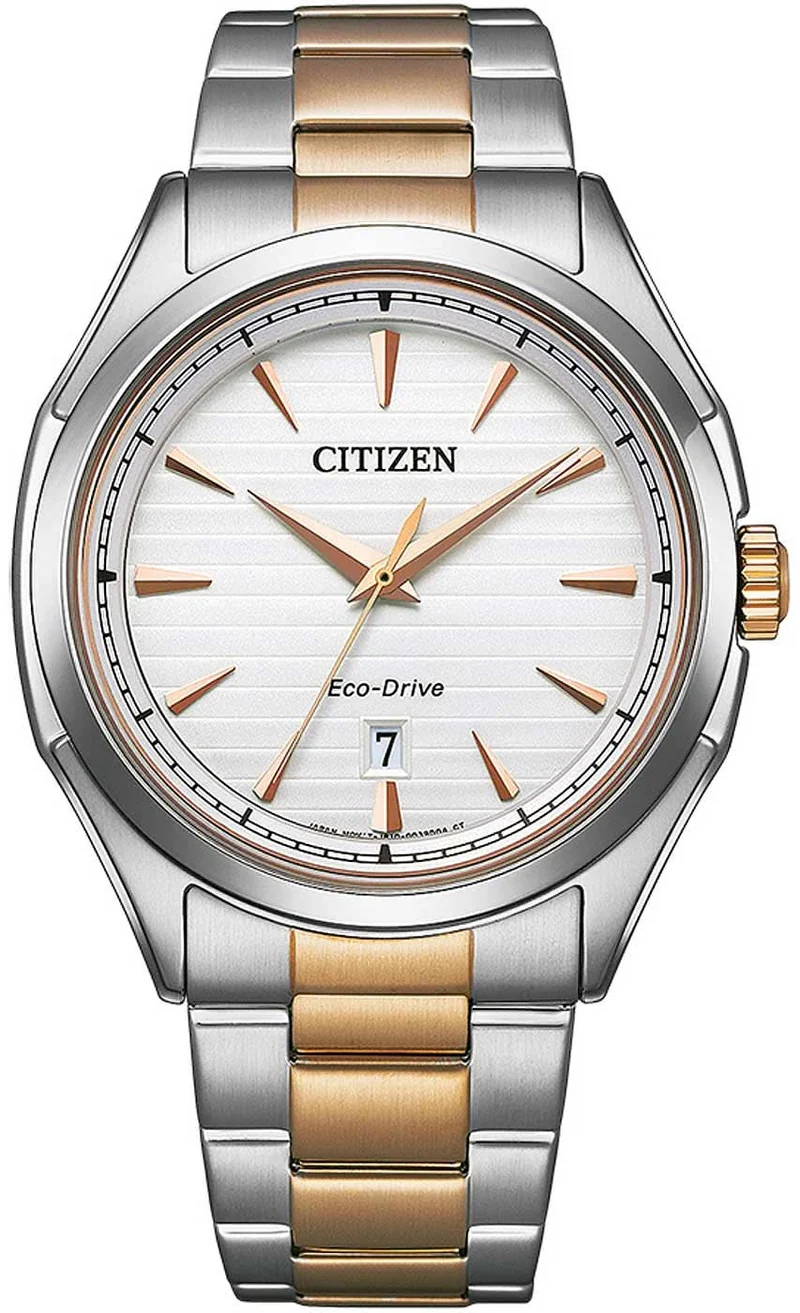 Citizen AW1756-89A Uhr • Zweifarbiges Band • Faltschließe