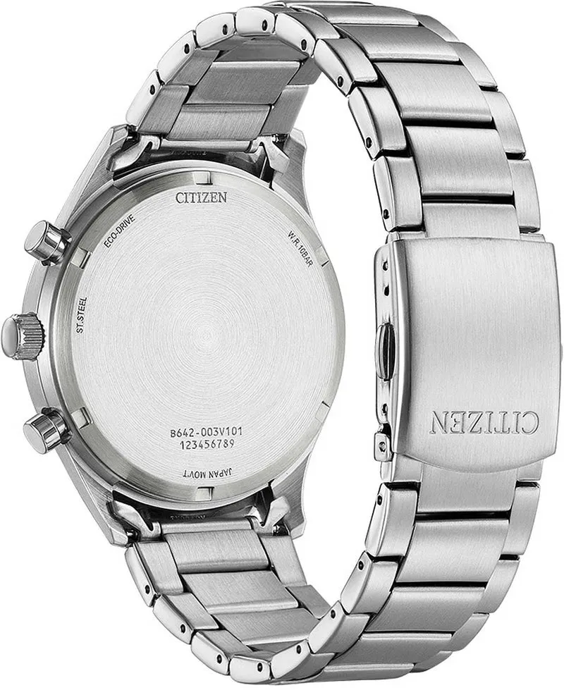 Citizen CA7028-81L Uhr • Edelstahl Gliederband • Faltschließe