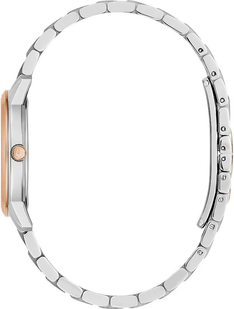 Bulova Classic Sutton 98M137 Damenuhr • Diamant-Zifferblatt • Bicolor