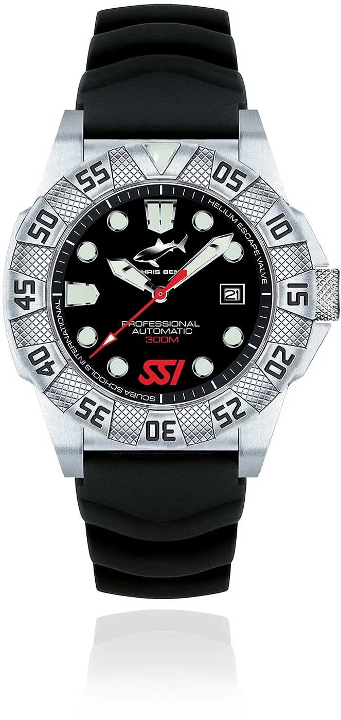 Chris Benz Deep CB-300A-SSI-KBS Herrenuhr • 300m Wasserdicht • Saphirglas