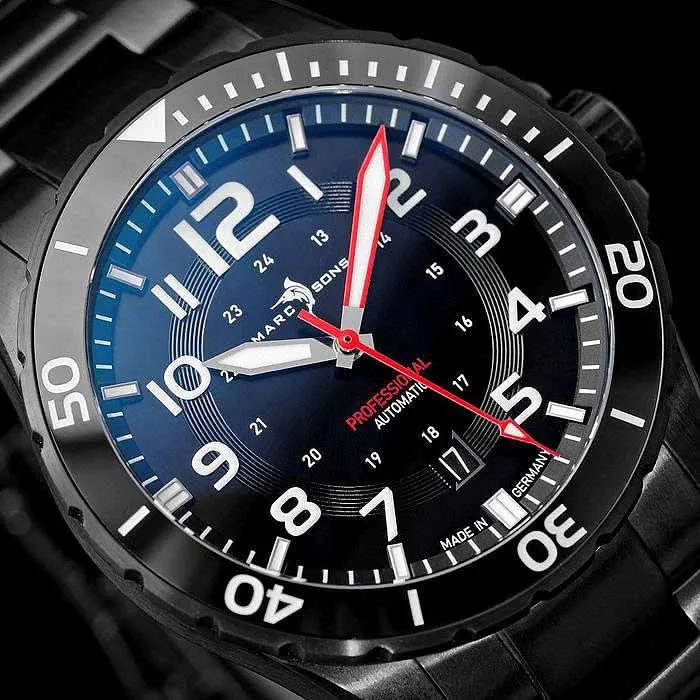 Marc and Sons Diver MSD-050-04-S Herrenuhr • 500m • Automatik