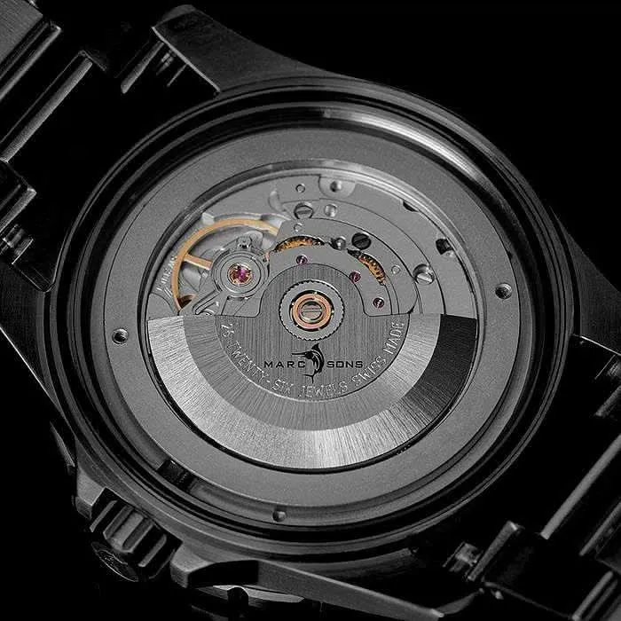 Marc and Sons Diver MSD-050-04-S Herrenuhr • 500m • Automatik