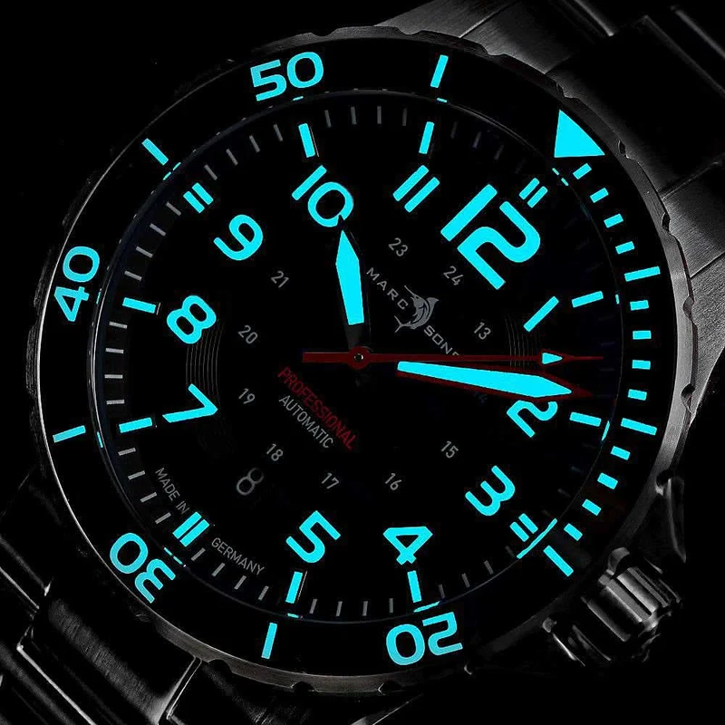 Marc and Sons Sport Professional MSD-050-02-S Herrenuhr • 300m wasserdicht • Sellita SW200
