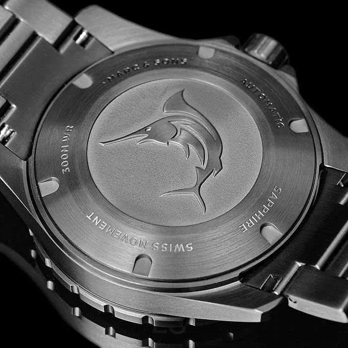 Marc and Sons Sport Professional MSD-050-05-S Herrenuhr • 300m Wasserdicht • Sellita SW200-1