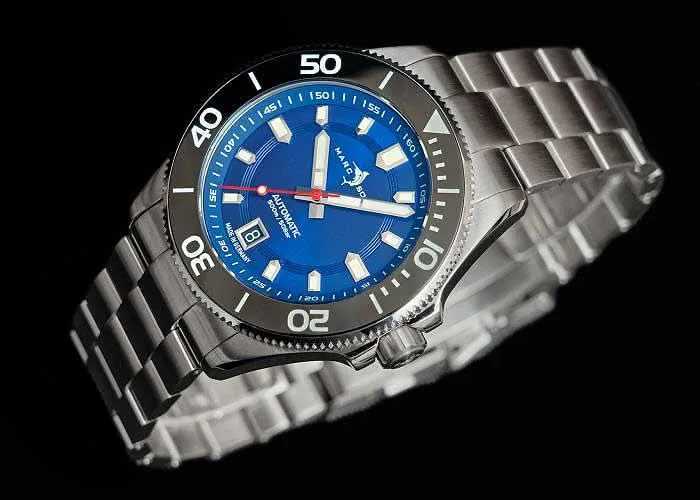 Marc and Sons Classic Diver MSD-051-02-S Herrenuhr • Schweizer Sellita Werk • Saphirglas