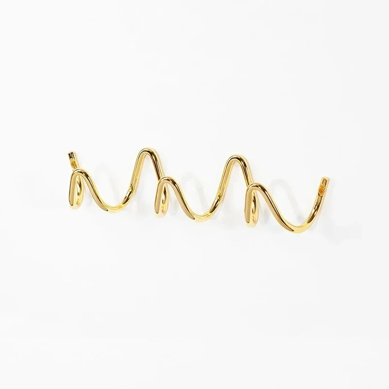 Wandkapstok Metaal Design Golvend 3 Of 5 Haken Modern | Sansoti