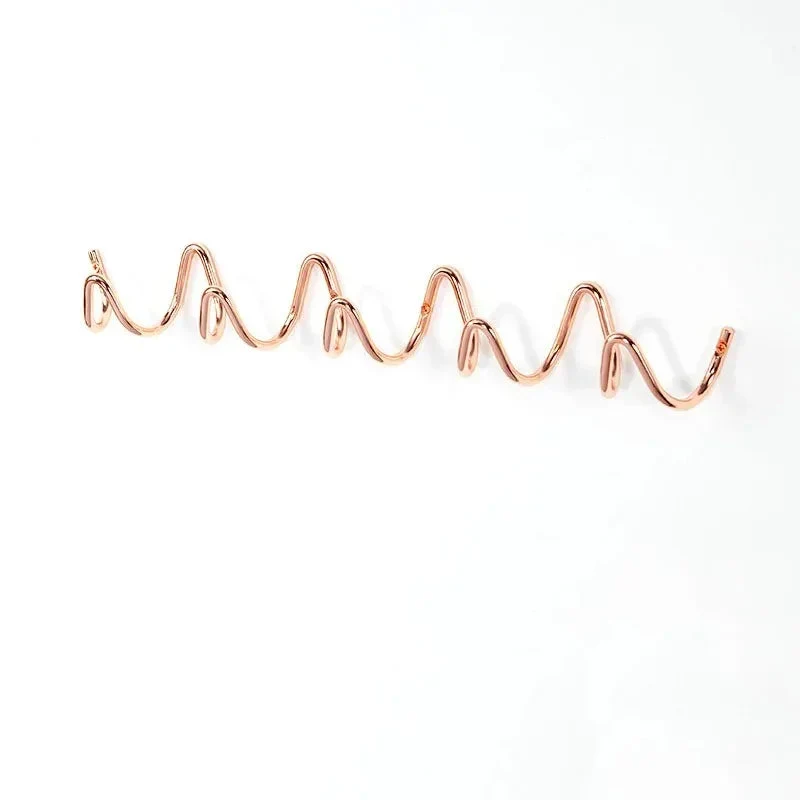 Wandkapstok Metaal Design Golvend 3 Of 5 Haken Modern | Sansoti