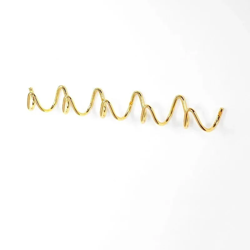 Wandkapstok Metaal Design Golvend 3 Of 5 Haken Modern | Sansoti