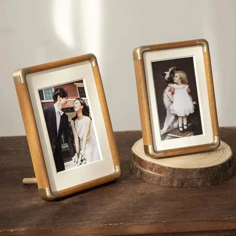 Fotolijst Hout Vintage Tafelmodel 5 Tot 12 Inch Massief | Sansoti