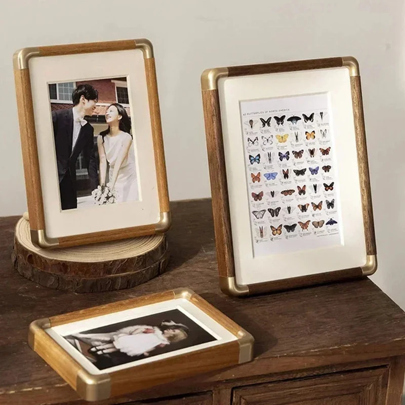 Fotolijst Hout Vintage Tafelmodel 5 Tot 12 Inch Massief | Sansoti