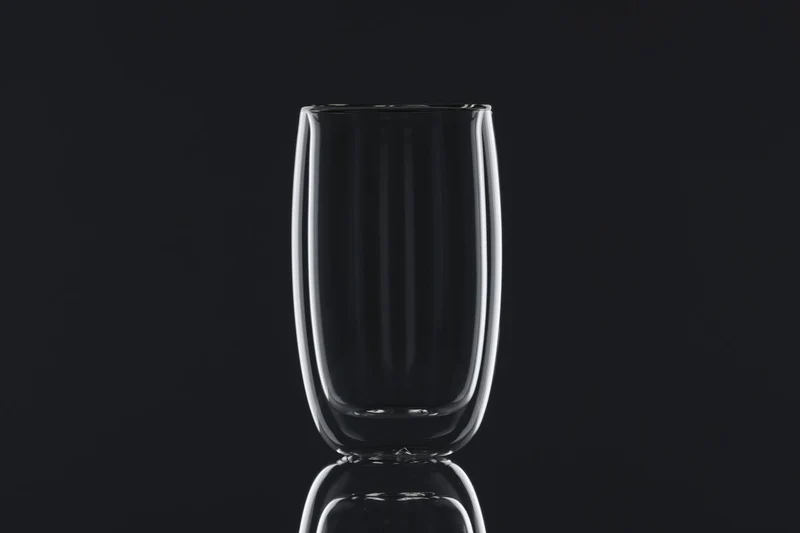 Koffiekopjes Glas Transparant 2 Stuks Modern Hittebestendig Ø7 Ø8 | Sansoti