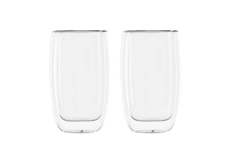 Koffiekopjes Glas Transparant 2 Stuks Modern Hittebestendig Ø7 Ø8 | Sansoti