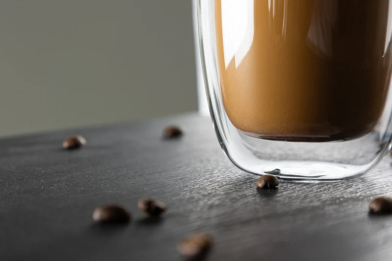 Koffiekopjes Glas Transparant 2 Stuks Modern Hittebestendig Ø7 Ø8 | Sansoti