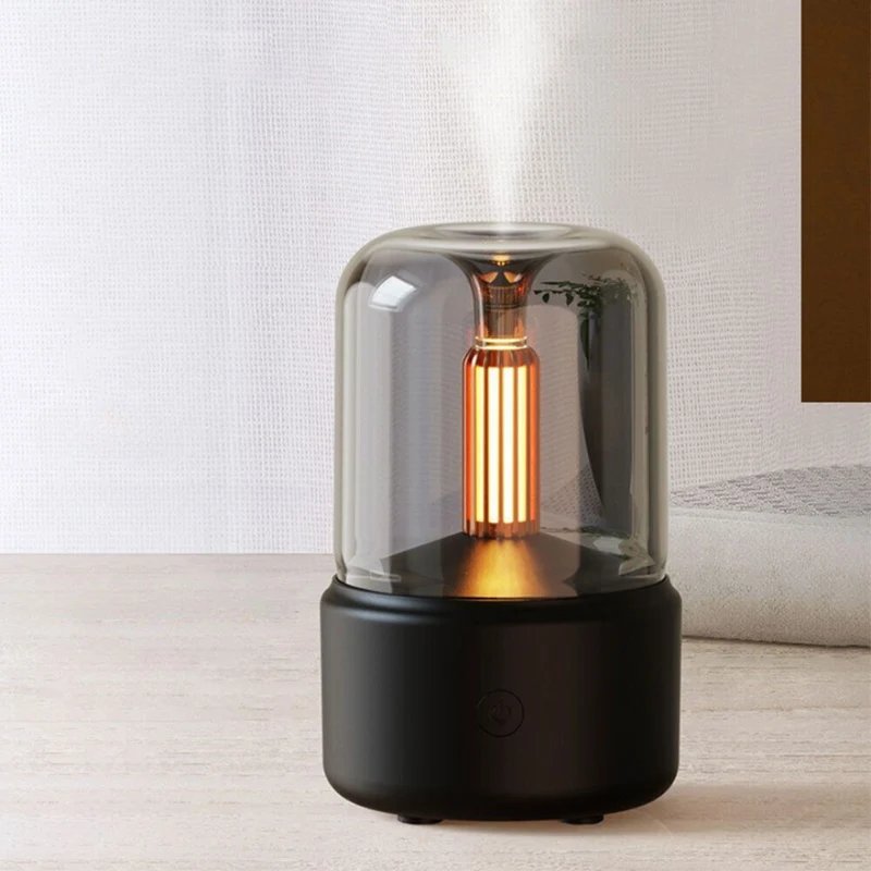 Luchtbevochtiger Ultrasoon Compact 120ml Met LED Verlichting Aroma Diffuser | Sansoti