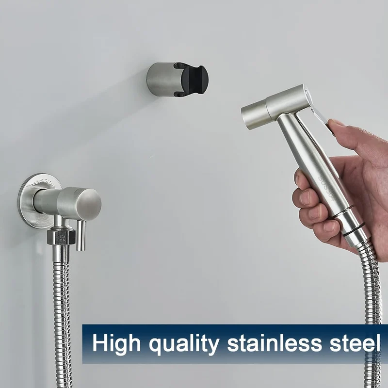 Bidet Douche Set RVS 304 Wandmontage Toilet Hygiëne Spray | Sansoti