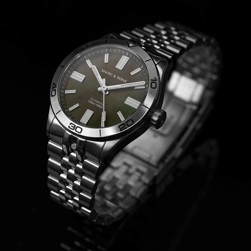 Marc and Sons Elegance MSD-048-3S Herrenuhr • Schweizer Automatik • Saphirglas