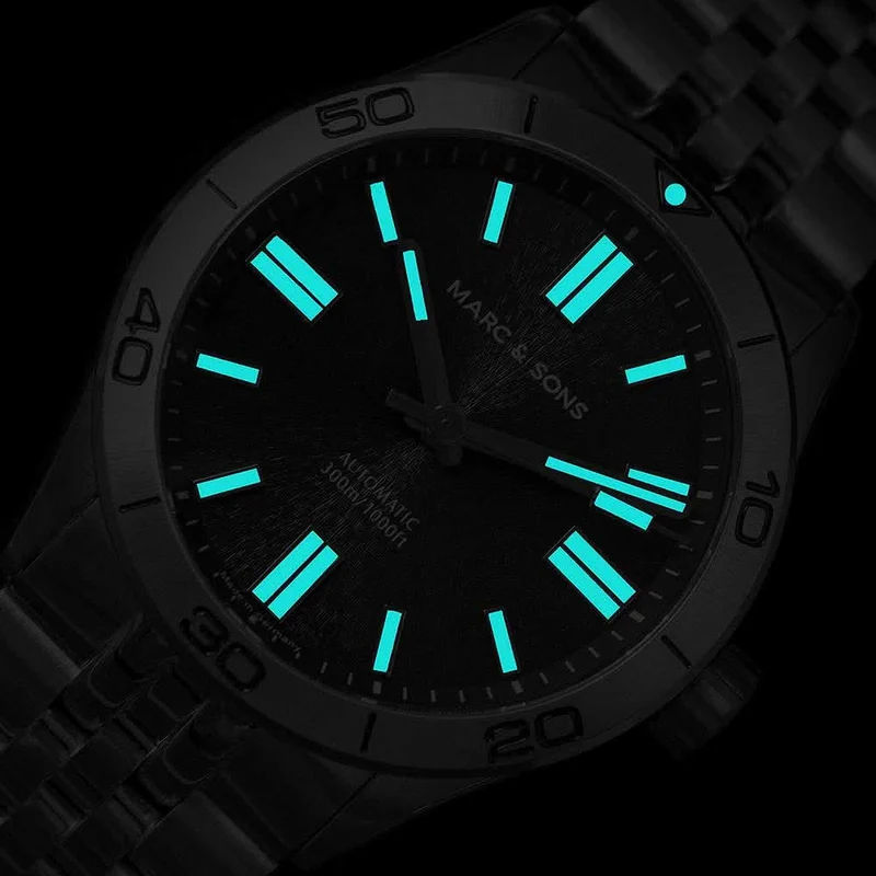 Marc and Sons Elegance MSD-048-3S Herrenuhr • Schweizer Automatik • Saphirglas