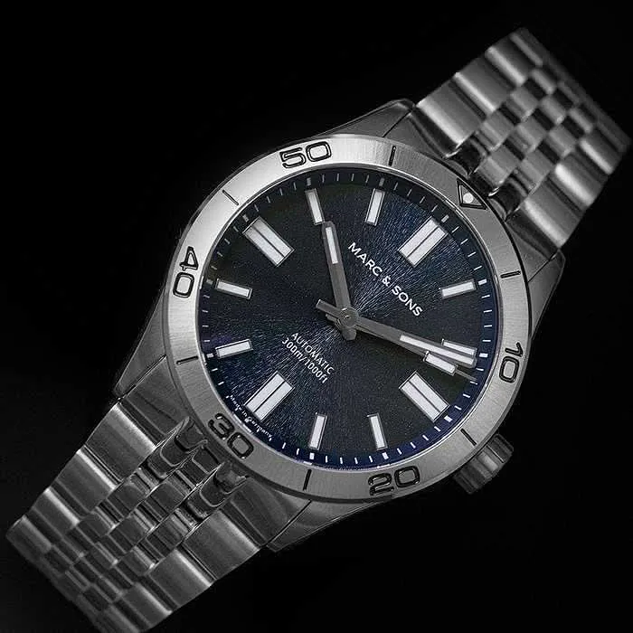 Marc and Sons Elegance MSD-048-2S Herrenuhr • ETA 2824-2 • Saphirglas
