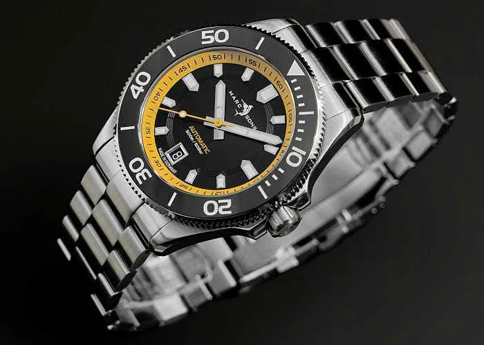 Marc and Sons Sports Professional MSD-051-04-S Herrenuhr • Sellita SW200-1 • 300m Wasserdicht