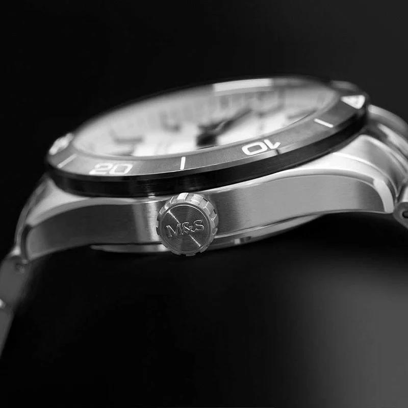 Marc and Sons Elegance MSD-048-4S Herrenuhr • Schweizer Automatikwerk • Super-LumiNova BGW9
