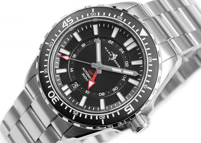 Marc and Sons GMT II - D MSG-008-09 Herrenuhr • GMT • 30 ATM