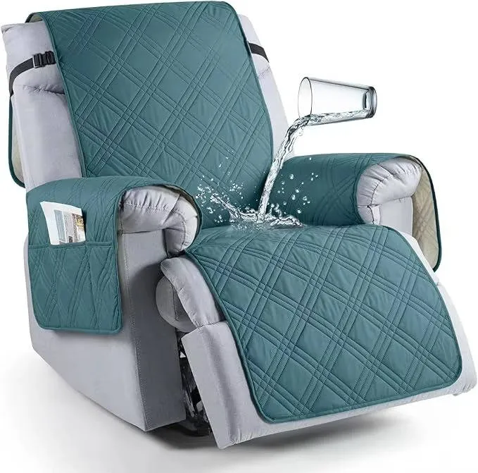 Waterdichte Relaxstoelhoes met Anti-slip Microvezel en Opbergzakken Beschermhoes Fauteuil Huisdieren | Sansoti
