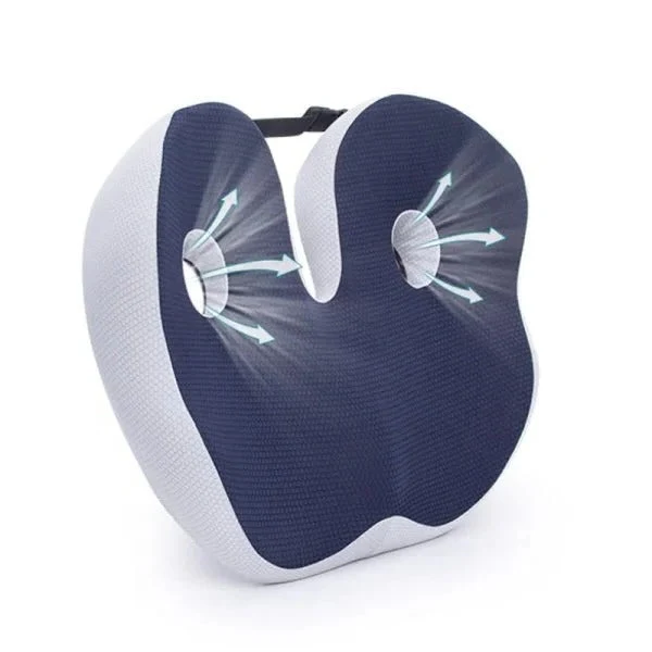 Ergonomisch Zitkussen Memory Foam Zitbeenontlasting Rugsteun Bureau Auto Stoel Orthopedisch Comfort Kantoor | Sansoti