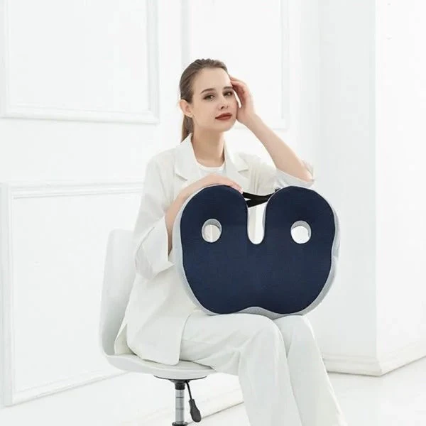 Ergonomisch Zitkussen Memory Foam Zitbeenontlasting Rugsteun Bureau Auto Stoel Orthopedisch Comfort Kantoor | Sansoti