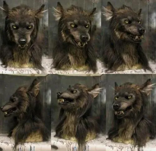 Weerwolf Masker Halloween Cosplay Party Carnaval Feestmasker Realistisch Siliconen Dierenmasker Verkleedkleding | Sansoti