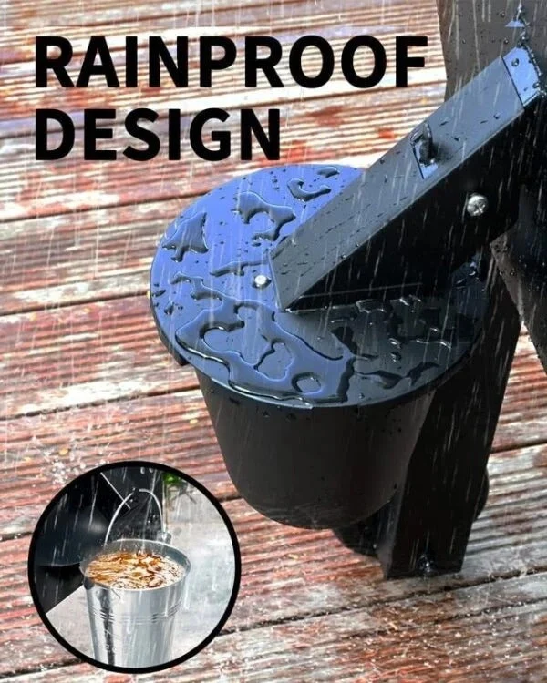 Vetopvangbak BBQ met Afsluitdeksel en Herbruikbare Liner 1.6 inch Vierkant voor Grill en Pellet Smoker | Sansoti