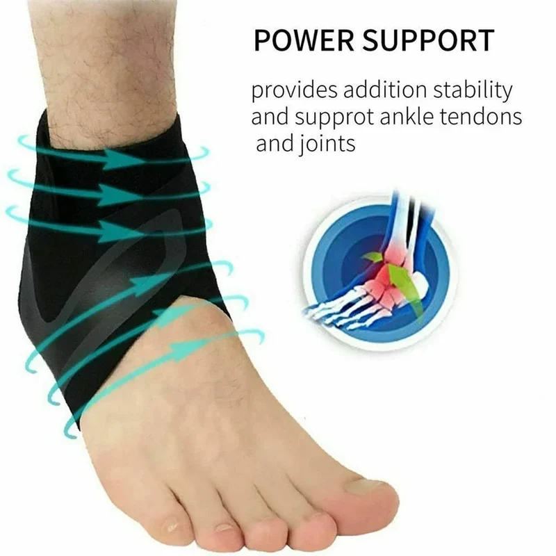 Verstelbare Enkelbrace met Compressie voor Optimale Ondersteuning bij Enkelklachten Blessures en Sportblessures | Sansoti