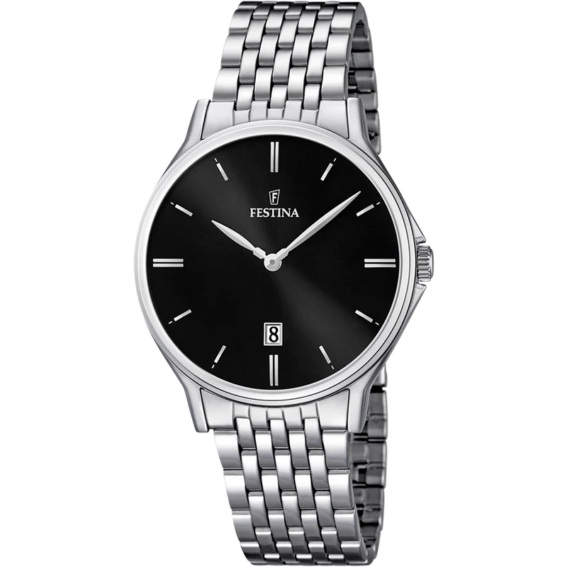 Festina Classics F16744/4 Herrenuhr Schwarz • Mineralglas • Quarzwerk