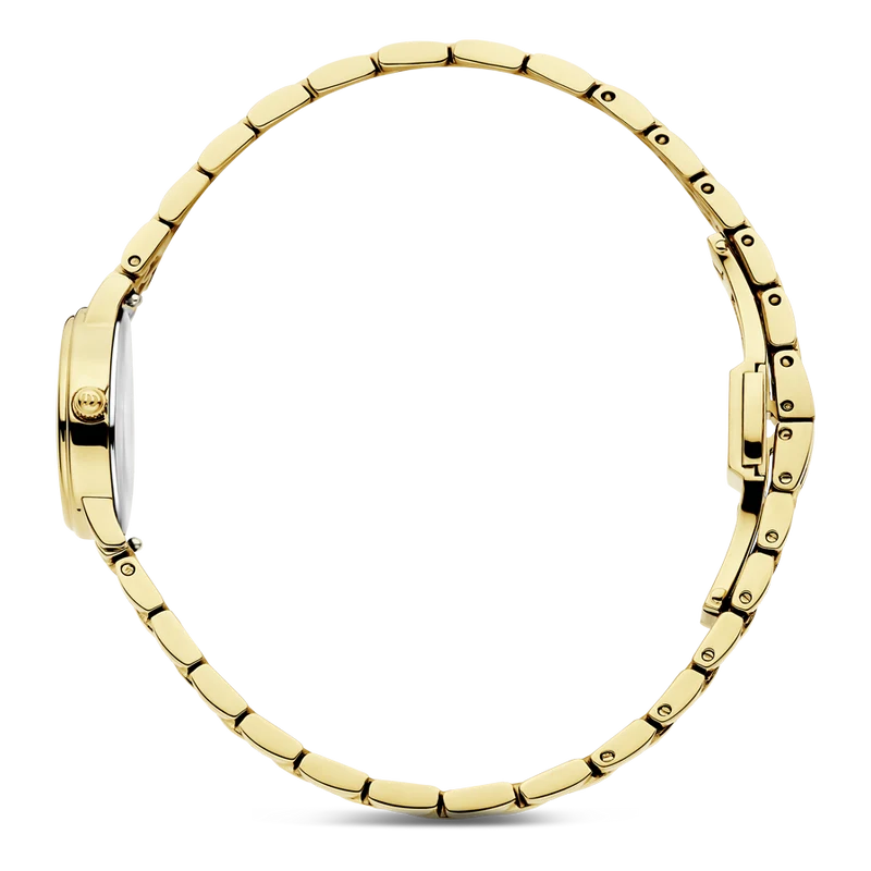Danish Design Eloise IV96Q1310 Damenuhr Gold • Ovales Gehäuse • Schnellwechselarmband
