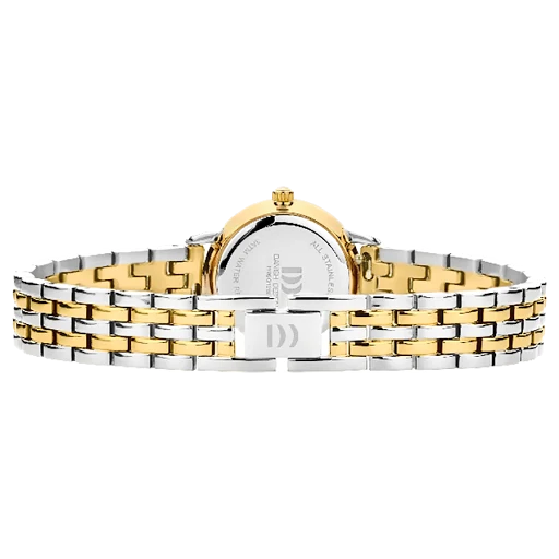 Danish Design Akilia Mini Link IV95Q1268 Damenuhr Bicolor • Mineralglas • Schnellwechselsystem