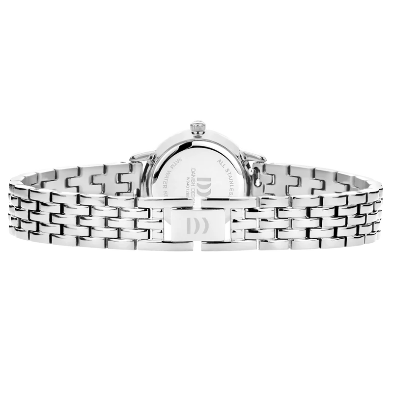 Danish Design Akilia IV94Q1268 Damenuhr Silber • Mineralglas • Zeitloses Kettenarmband