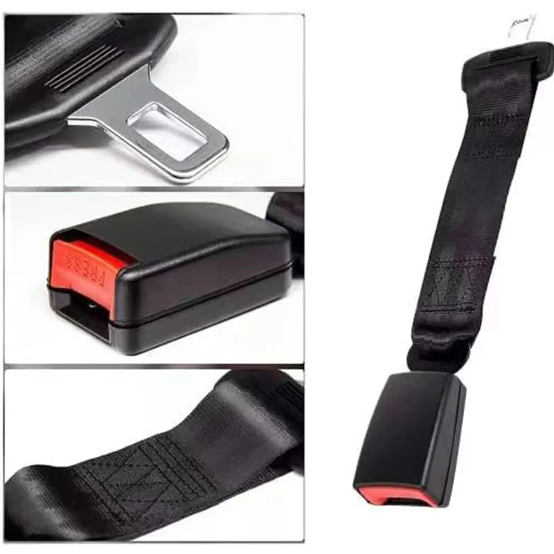Gordelverlenging Auto 36cm Metaal ABS Universeel Veiligheidsgordel Verlenger Extra Comfort Veiligheid | Sansoti