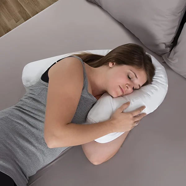 Orthopedisch Zijslaapkussen met Ooruitsparing voor Optimaal Slaapcomfort Rugondersteuning en Nekpijn | Sansoti