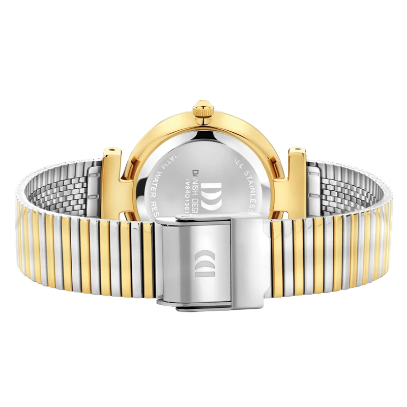 Danish Design Ava IV84Q1301 Damenuhr Bicolor • Mineralglas • Minimalistisches Design