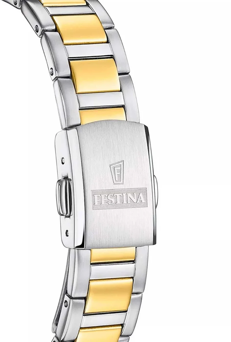 Festina Solar Energy F20655/4 Damenuhr • Solarantrieb • Bicolor