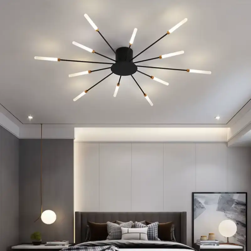 Plafondlamp Buizen Design Italiaans Aluminium Acryl LED G9 60W Woonkamer Hal Modern