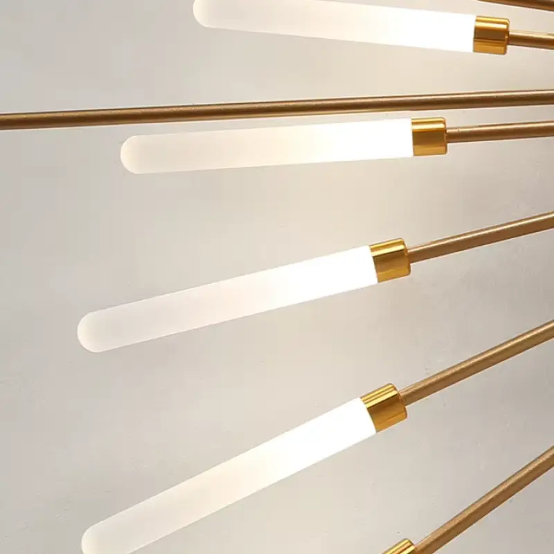Plafondlamp Buizen Design Italiaans Aluminium Acryl LED G9 60W Woonkamer Hal Modern