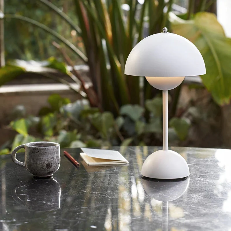 Tafellamp Draadloos Dimbaar LED Warm Licht Woonkamer Slaapkamer Oplaadbaar Sfeerlamp | Sansoti