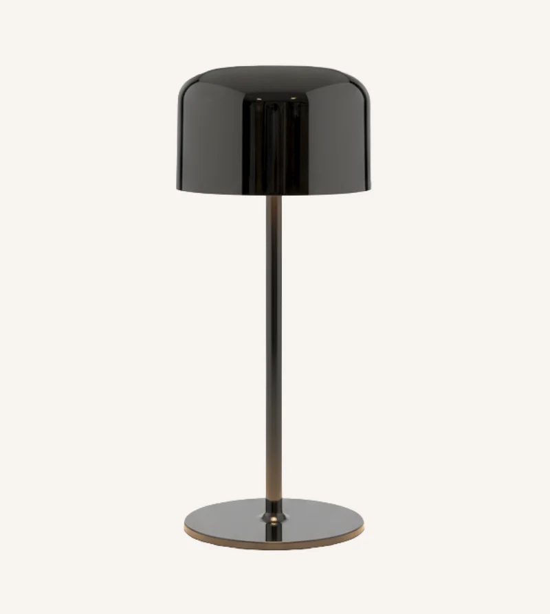Draadloze Tafellamp LED Oplaadbaar Touch Dimbaar IP54 21cm Chroom