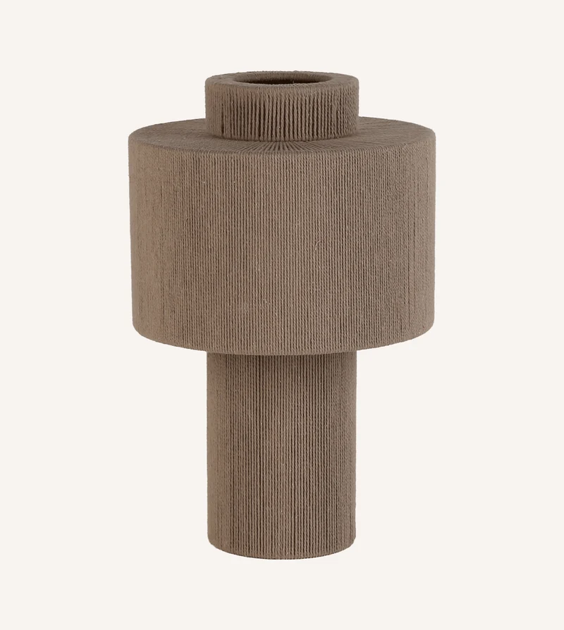 Hanglamp Gevlochten Katoen Natuurlijk Design 25cm Boho Sfeerverlichting | Sansoti