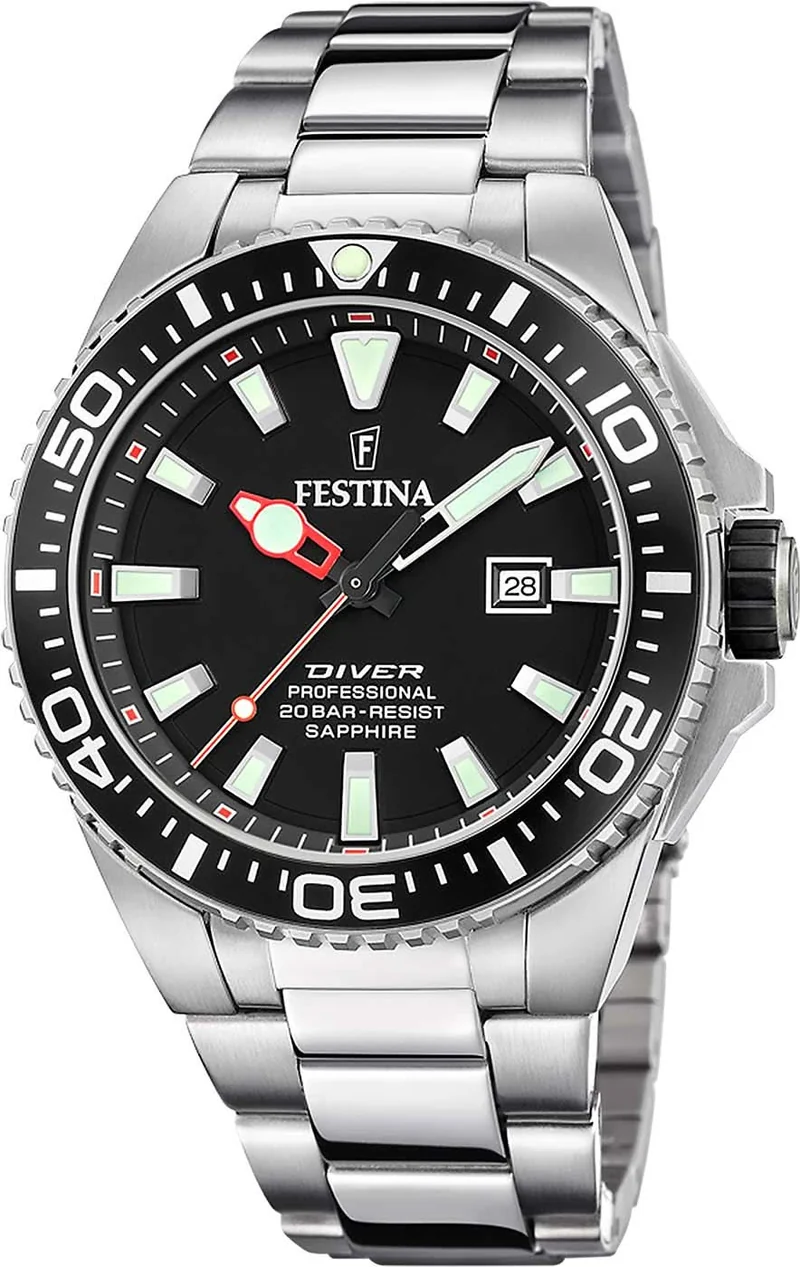 Festina Diver Professional F20663/3 Herrenuhr • 20 ATM • Saphirglas